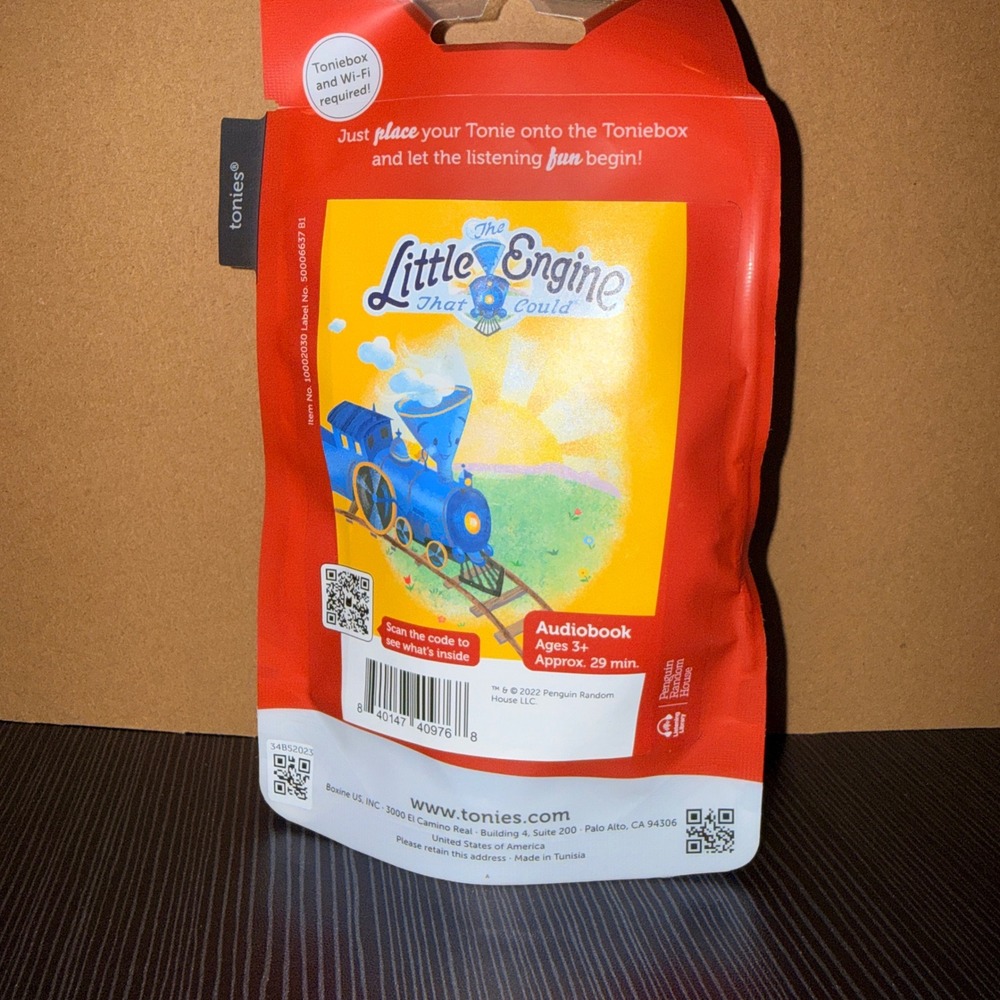 Tonies Audio Character Kids OS Blue New The Little Engine That Could Audiobook - Picture 2 of 2
